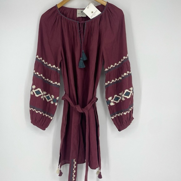 Benaras by Citrus Linen Dress NWT Size medium - Picture 1 of 10